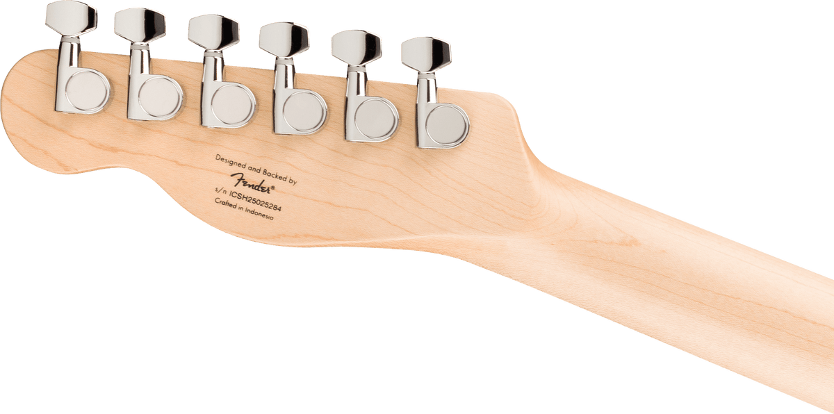 Squier Sonic Telecaster, headstock, back