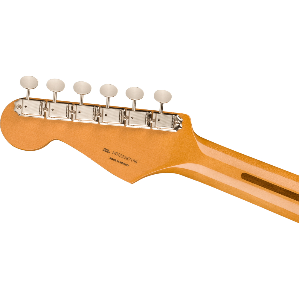 Vintera® II '50s Stratocaster Black Maple Alder headstock back