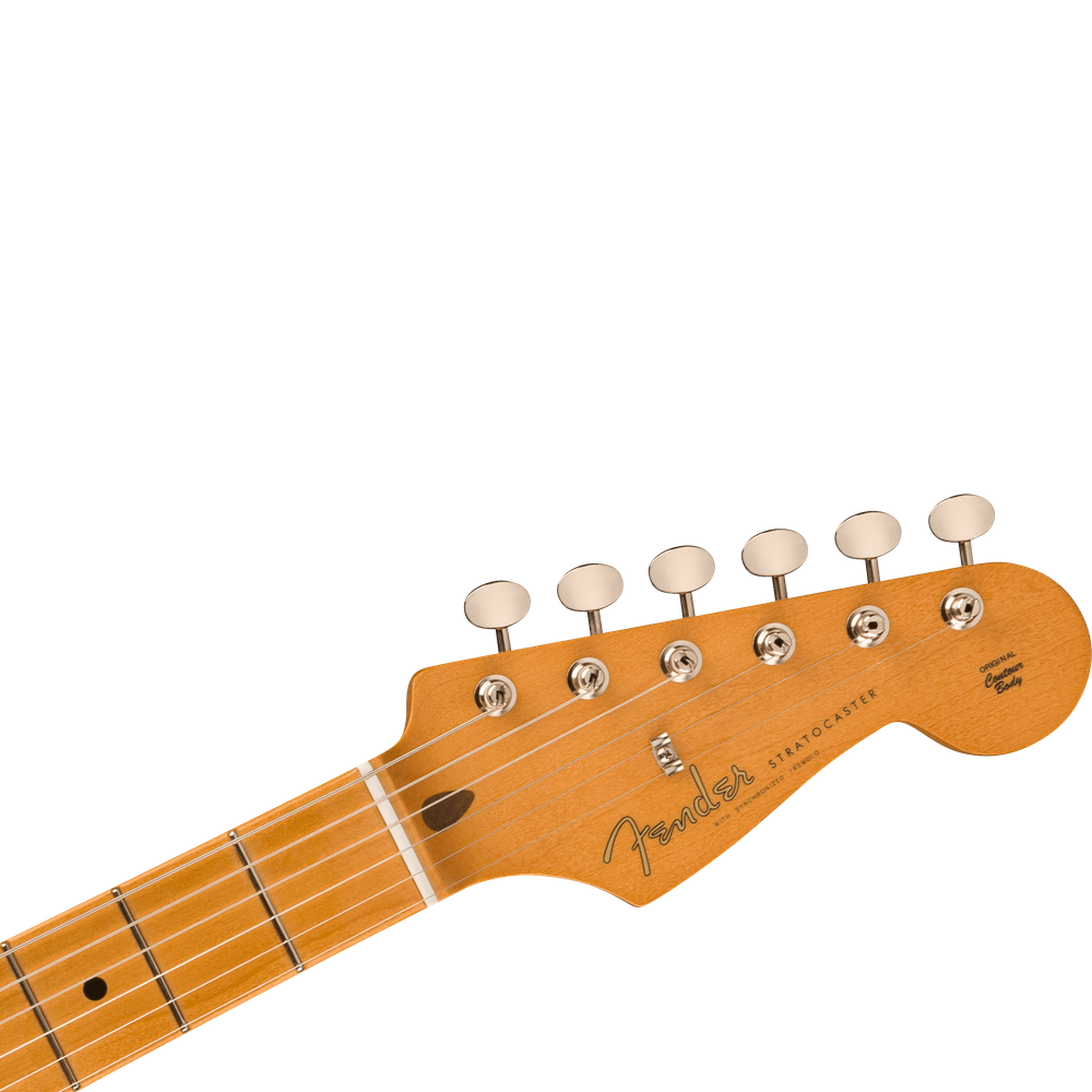 Vintera® II '50s Stratocaster Ocean Turquoise Metallic Maple Alder headstock front
