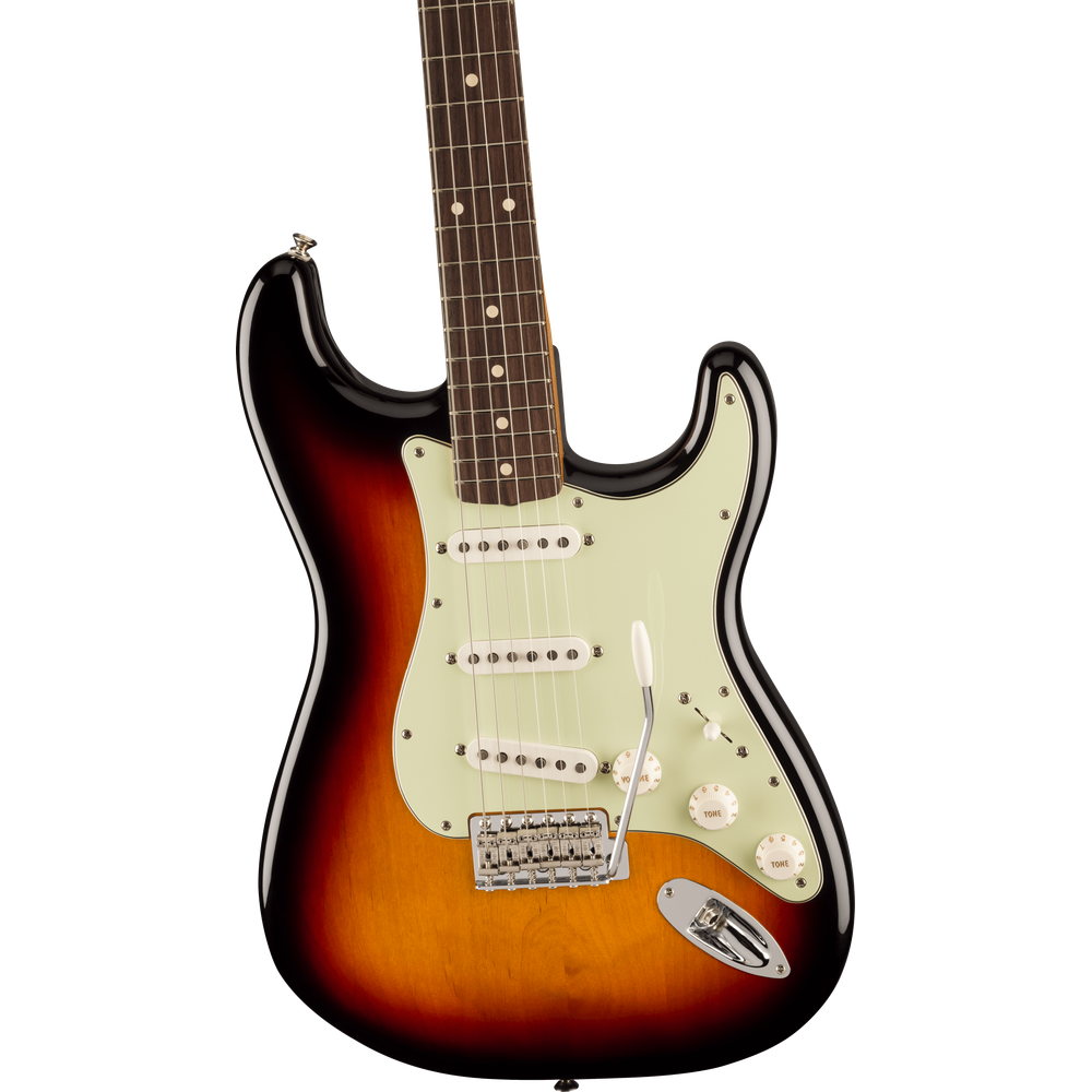 Vintera® II '60s Stratocaster 3-Colour Sunburst Slab Rosewood Alder body