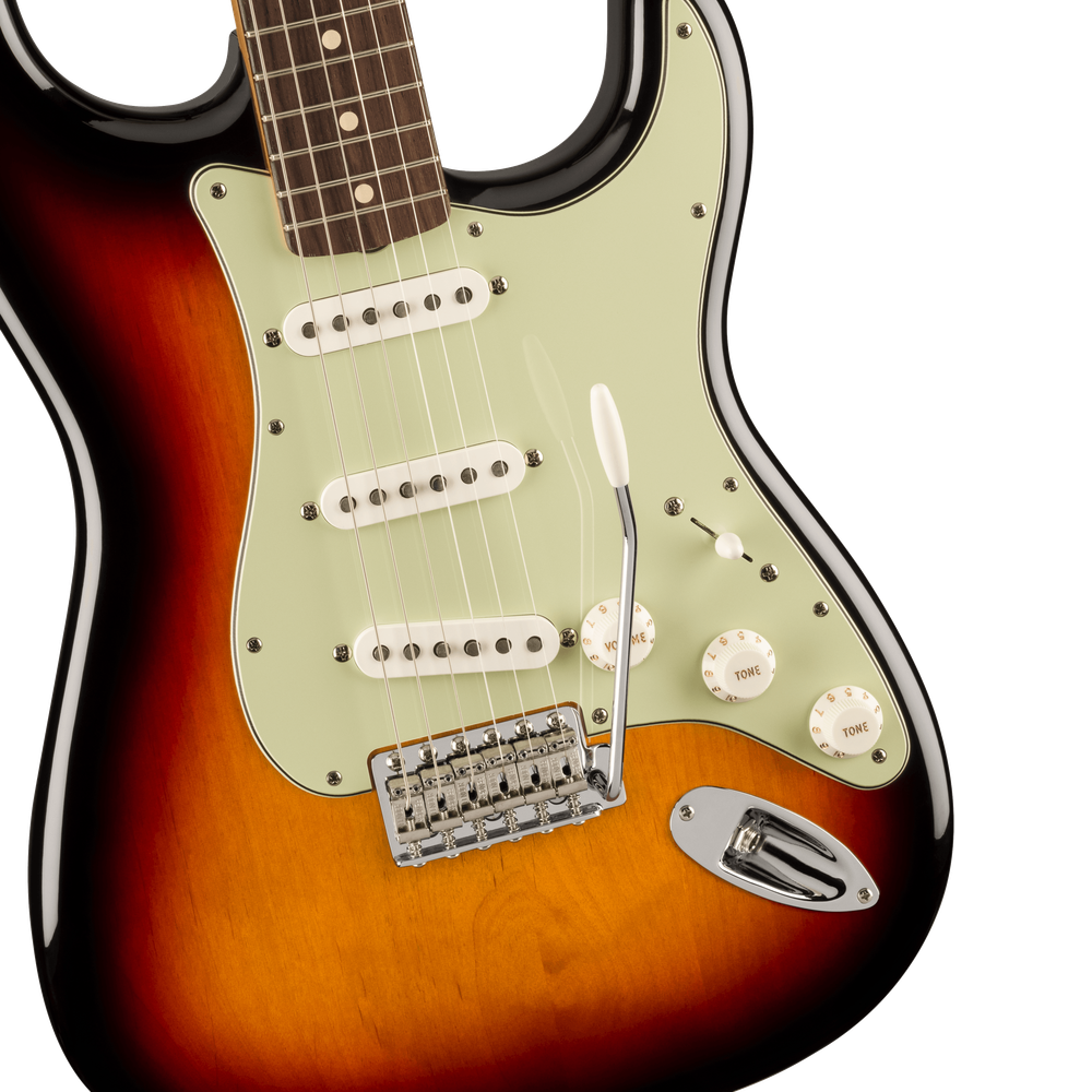 Vintera® II '60s Stratocaster 3-Colour Sunburst Slab Rosewood Alder fingerboard