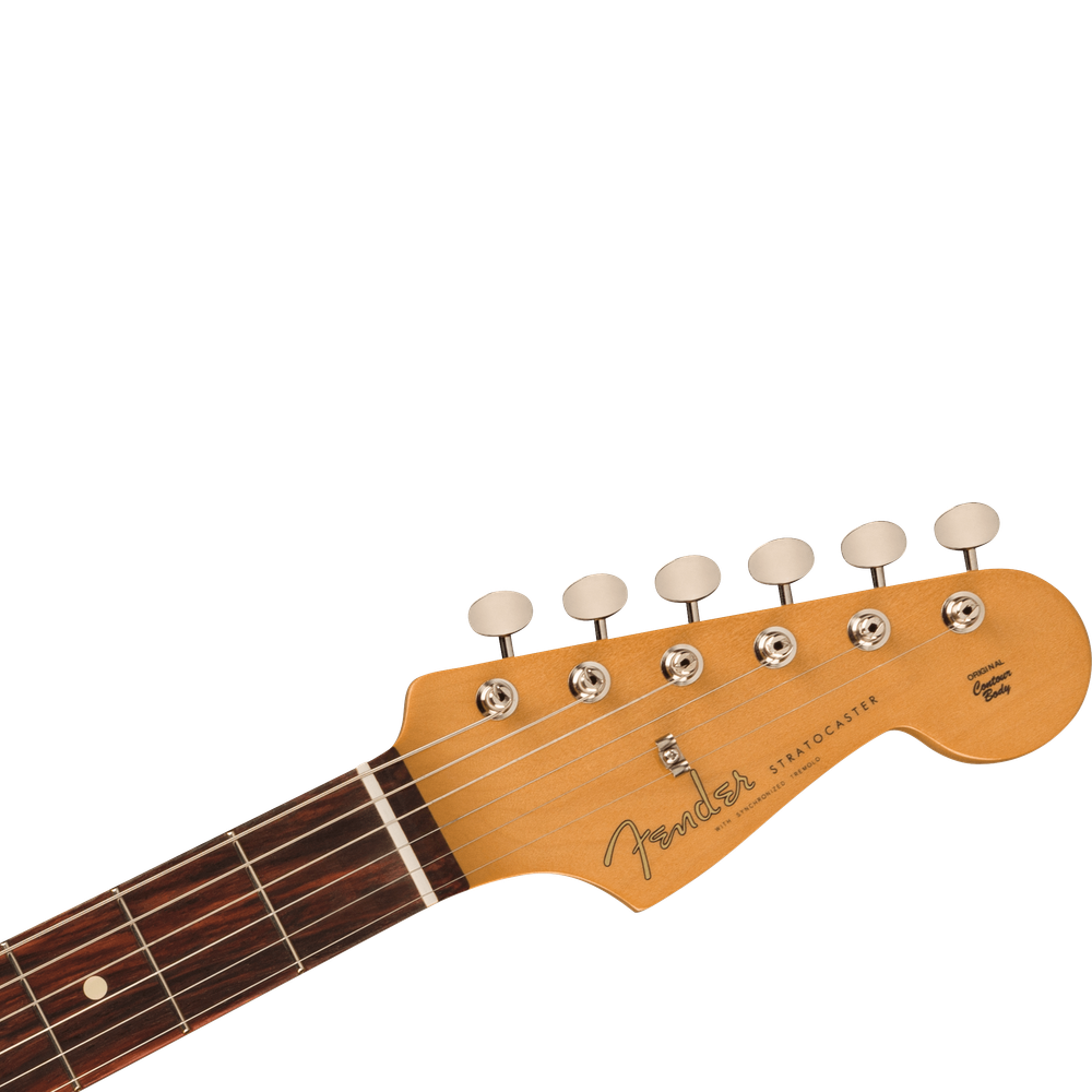 Vintera® II '60s Stratocaster Olympic White Slab Rosewood Alder headstock front
