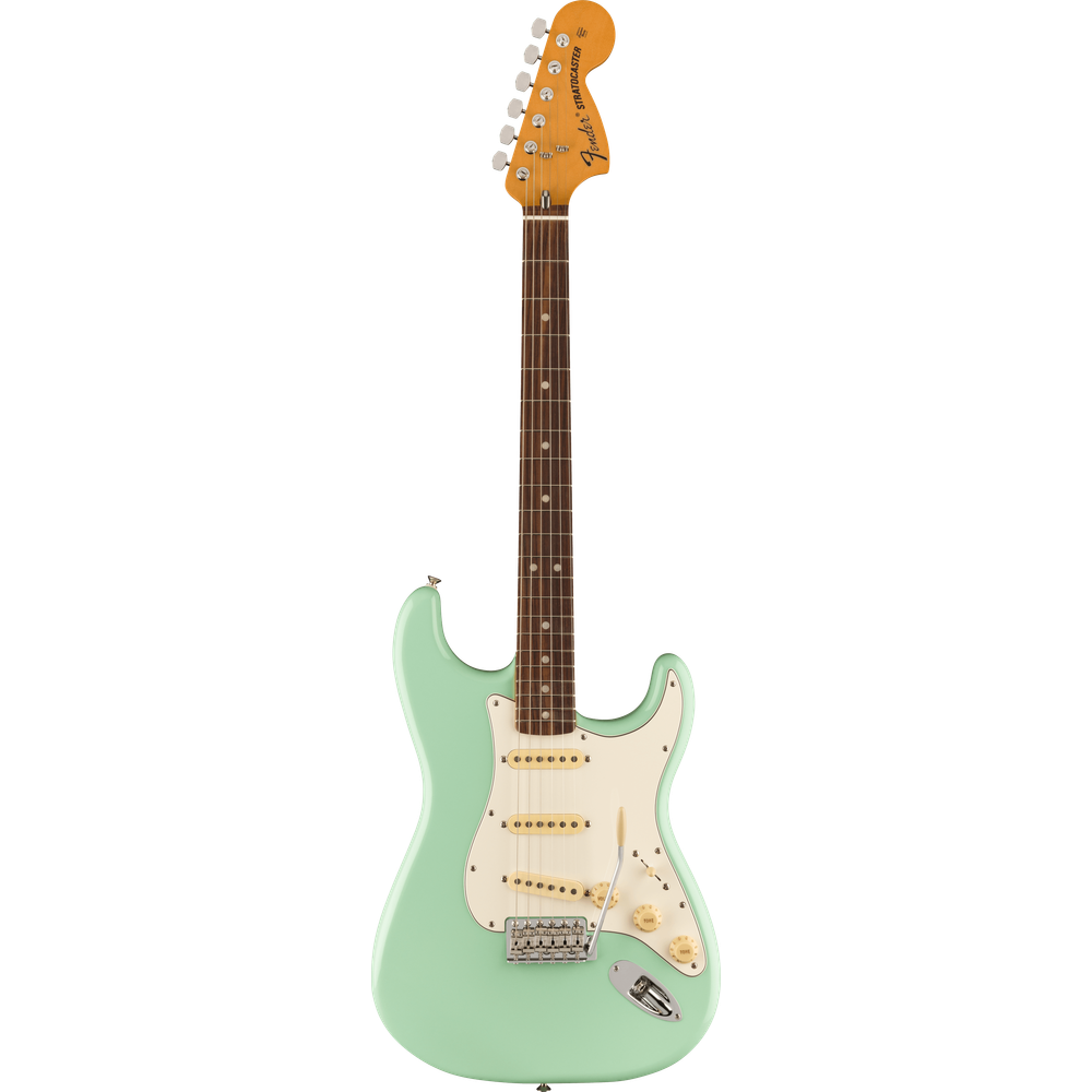 Vintera® II '70s Stratocaster Surf Green Slab Rosewood Alder front