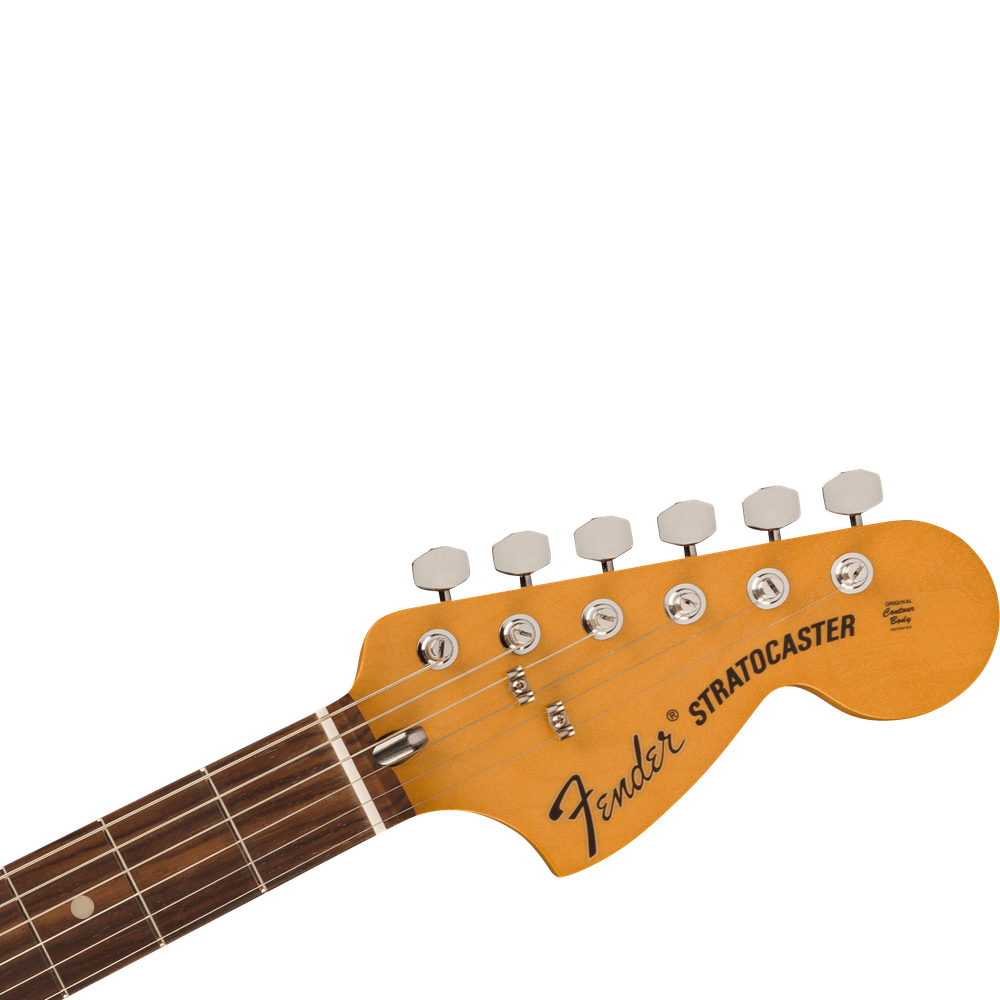 Vintera® II '70s Stratocaster Surf Green Slab Rosewood Alder headstock front