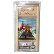 Authentic Musical Washboard Country Jamboree Kit Includes Washboard, Thimbles, Jaw Harp & Harmonica