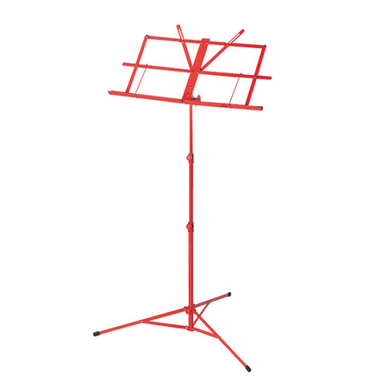 Armour Lightweight Foldable Music Stand with Bag Red 