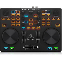 Behringer CMD Studio 2A DJ Controller, Black