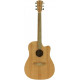 Cole Clark Fat Lady 1 CCFL1EC-SSO Acoustic Electric Guitar with Gigbag Southern Silky Oak