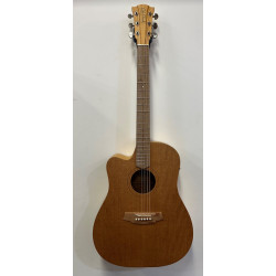 Cole Clark Fat Lady 1 CCFL1EC-LH-SSO Acoustic Electric Guitar with Gigbag Southern Silky Oak