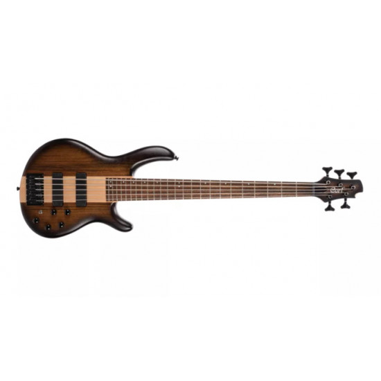 Cort Bass Electric 5 String C5 Plus OVMH ABB Antique Brown Burst