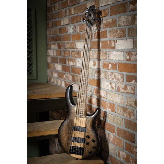 Cort Bass Electric 5 String C5 Plus OVMH ABB Antique Brown Burst