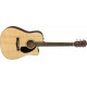 Fender Acoustic Electric CD-60SCE Dreadnought Guitar