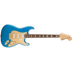 Fender 40th Anniversary Stratocaster Gold Edition Laurel Fingerboard Gold Anodized Pickguard Lake Placid Blue