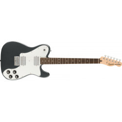 Fender Affinity Series Telecaster Deluxe Laurel Fingerboard White Pickguard Charcoal Frost Metallic