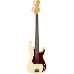 Fender American Professional II Precision Bass with Case Olympic White RW