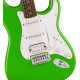 Fender FSR Squier Sonic Stratocaster HSS Laurel Fingerboard White Pickguard Lime Green