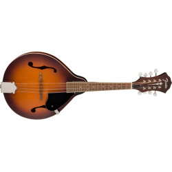 Fender PM-180E Mandolin, Walnut Fingerboard, Aged Cognac Burst