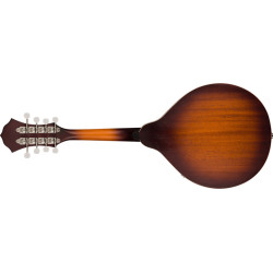 Fender PM-180E Mandolin, Walnut Fingerboard, Aged Cognac Burst