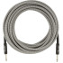 Fender Professional Series Instrument Cable 25 foot White Tweed