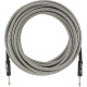 Fender Professional Series Instrument Cable 25 foot White Tweed