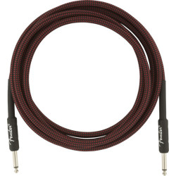 Fender Professional Series Instrument Cables 10 foot Red Tweed