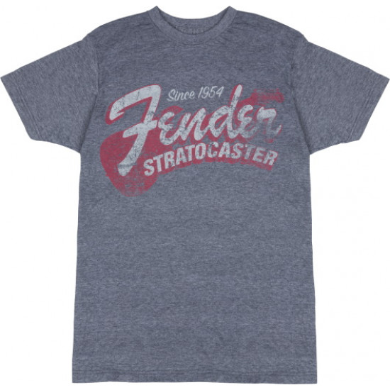 Fender Since 1954 Strat T Shirt Blue Smoke XXL