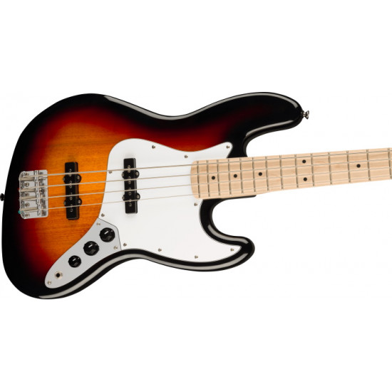 Fender Squier Affinity Series Jazz Bass Maple Fingerboard White Pickguard 3 Color Sunburst