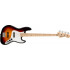 Fender Squier Affinity Series Jazz Bass Maple Fingerboard White Pickguard 3 Color Sunburst