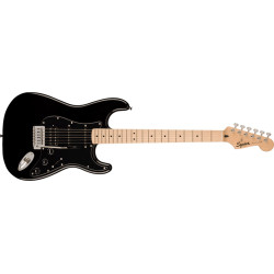 Fender Squier Sonic Stratocaster HSS Maple Fingerboard Black Pickguard Black