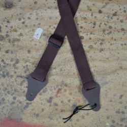 Brown Webbing Ukulele Strap