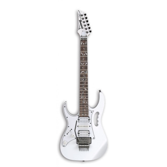 Ibanez JEMJRLWH Steve Vai Signature Jem Jr Left-Handed Electric Guitar in White