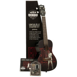 Kala Learn To Play Elvis Viva Las Vegas Concert Ukulele Starter Kit