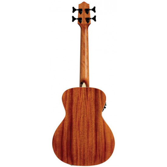 Lanikai LMAEBU Mahogany Acoustic-Electric Bass Ukulele Natural Satin