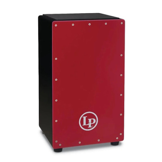 Latin Percussion Padded Seat Prism Snare Cajon in Red