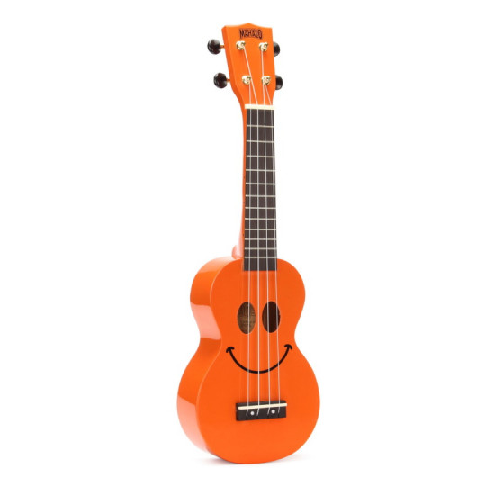 Mahalo Soprano Ukulele Art Series Smiley Face