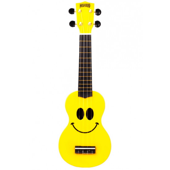 Mahalo Soprano Ukulele Art Series Smiley Face