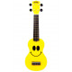 Mahalo Soprano Ukulele Art Series Smiley Face