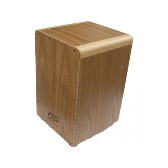 Opus Percussion Wooden Cajon in Ash with Deluxe Carry Bag