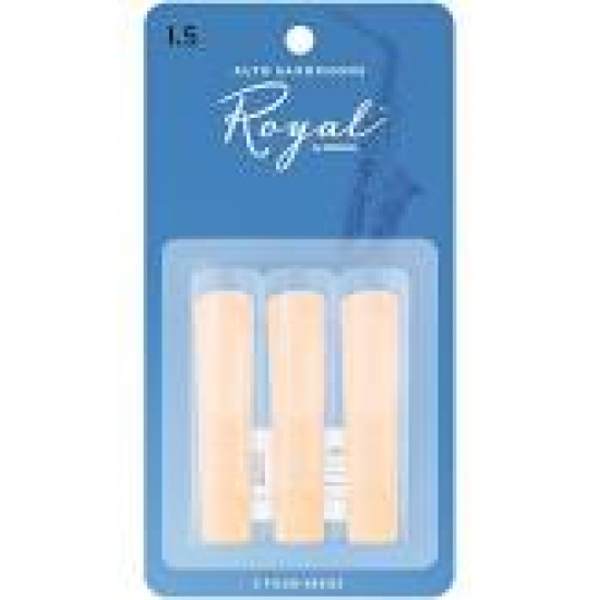 Rico Royal Reeds Alto Sax 3 Pack 1.5