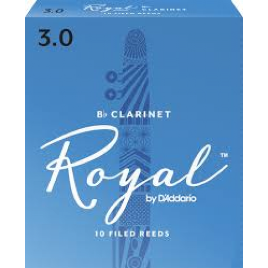 Rico Royal Reeds Bb Clarinet Box 10 3.0