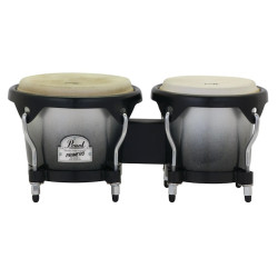 Pearl Percussion Primero Fibre Bongos Carbon Vapour PPPFB-100-623