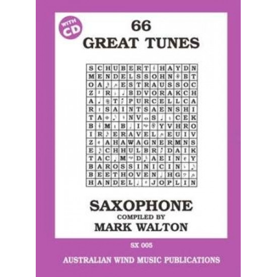 66 Great Tunes Saxophone by Mark Walton 