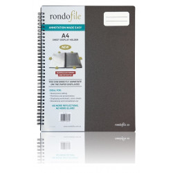 Rondofile 20 Black A4 Sheet Music Display Holder