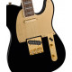 Fender Squier 40th Anniversary Telecaster Gold Edition Laurel Fingerboard Gold Anodized Pickguard Black 