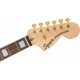 Fender Squier 40th Anniversary Stratocaster Gold Edition Laurel Fingerboard Gold Anodized Pickguard Ruby Red Metallic