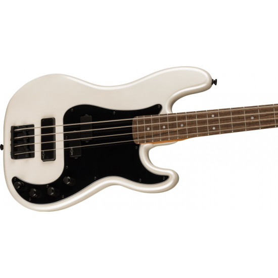 Fender Squier Contemporary Active Precision Bass PH Laurel Fingerboard Black Pickguard Pearl White