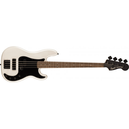 Fender Squier Contemporary Active Precision Bass PH Laurel Fingerboard Black Pickguard Pearl White