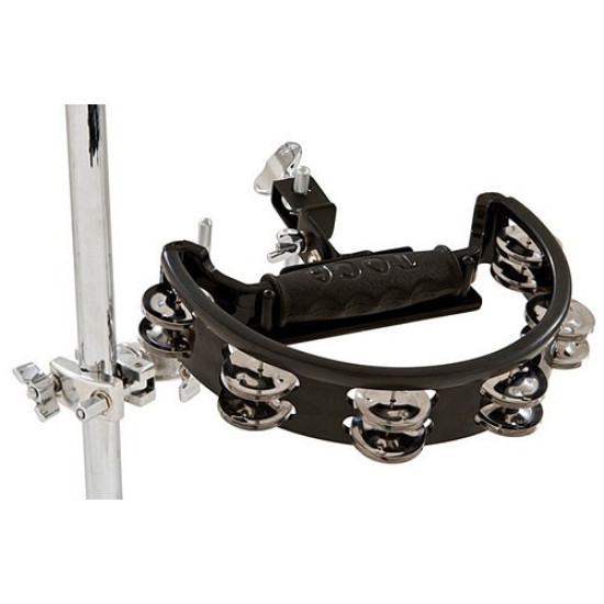 Toca Tambourine with Easy Place Mount & Double Nickel Plated Jingles