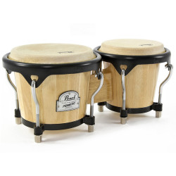 Pearl Primero Bongos 6 inch + 7 inch Thai Oak Shell Natural Lacquer