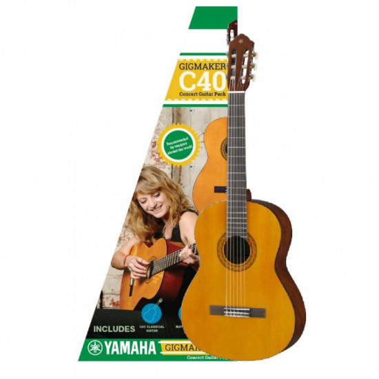 Yamaha C40 Classical Nylon String Gigmaker Pack